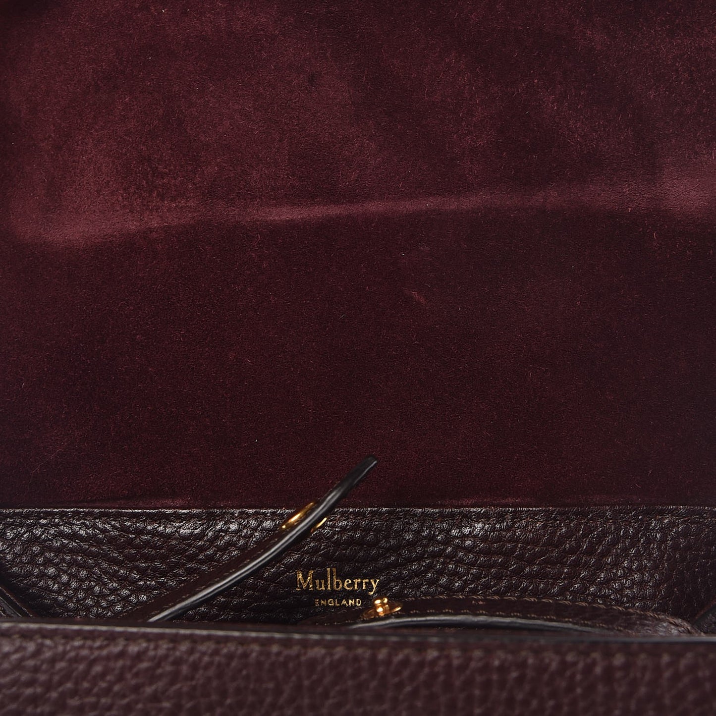 Classic Grain Calfskin Mini Bayswater Backpack Oxblood
