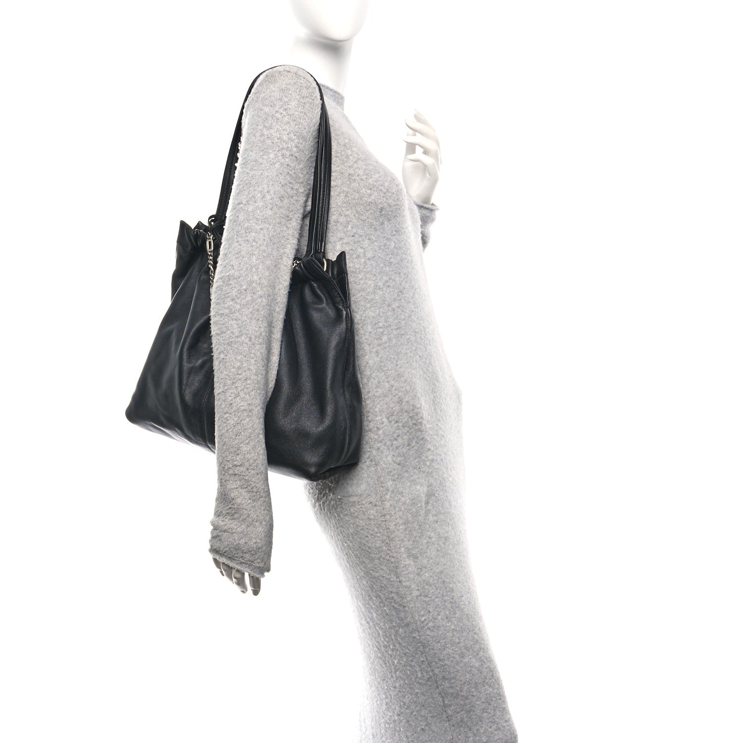 Marc Jacobs Calfskin The Cristina Tote Black 2 of 9
