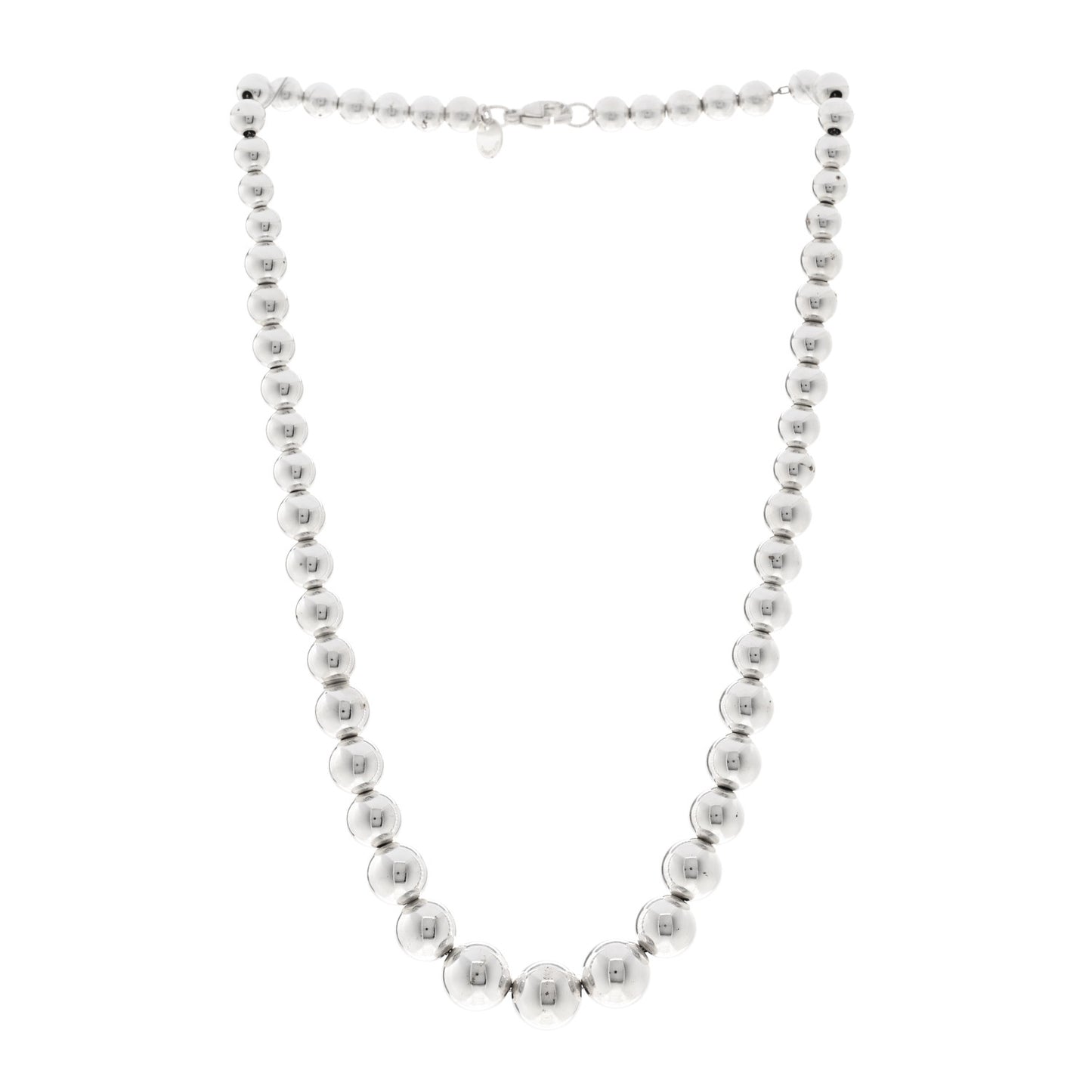 Sterling Silver HardWear Graduated Ball Necklace