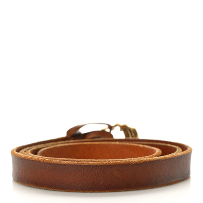 Gucci Faded Calfskin Double G 20mm Belt 95 38 Cuir 2 of 5
