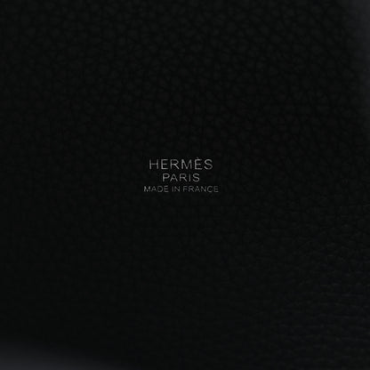Hermes Taurillon Clemence Picotin Lock 22 MM Black 6 of 10