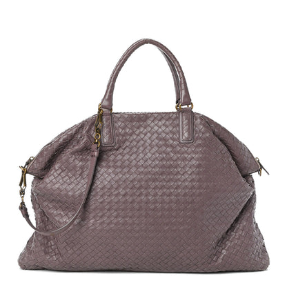Bottega Veneta Nappa Intrecciato Maxi Convertible Tote Violet 2 of 9