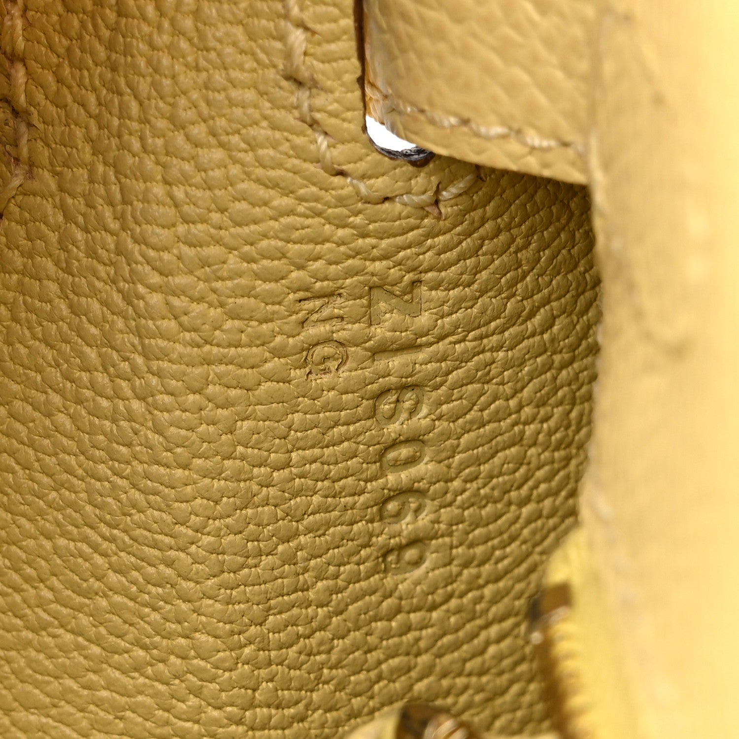 Hermes Epsom Kelly Sellier 25 Jaune Poussin 7 of 9