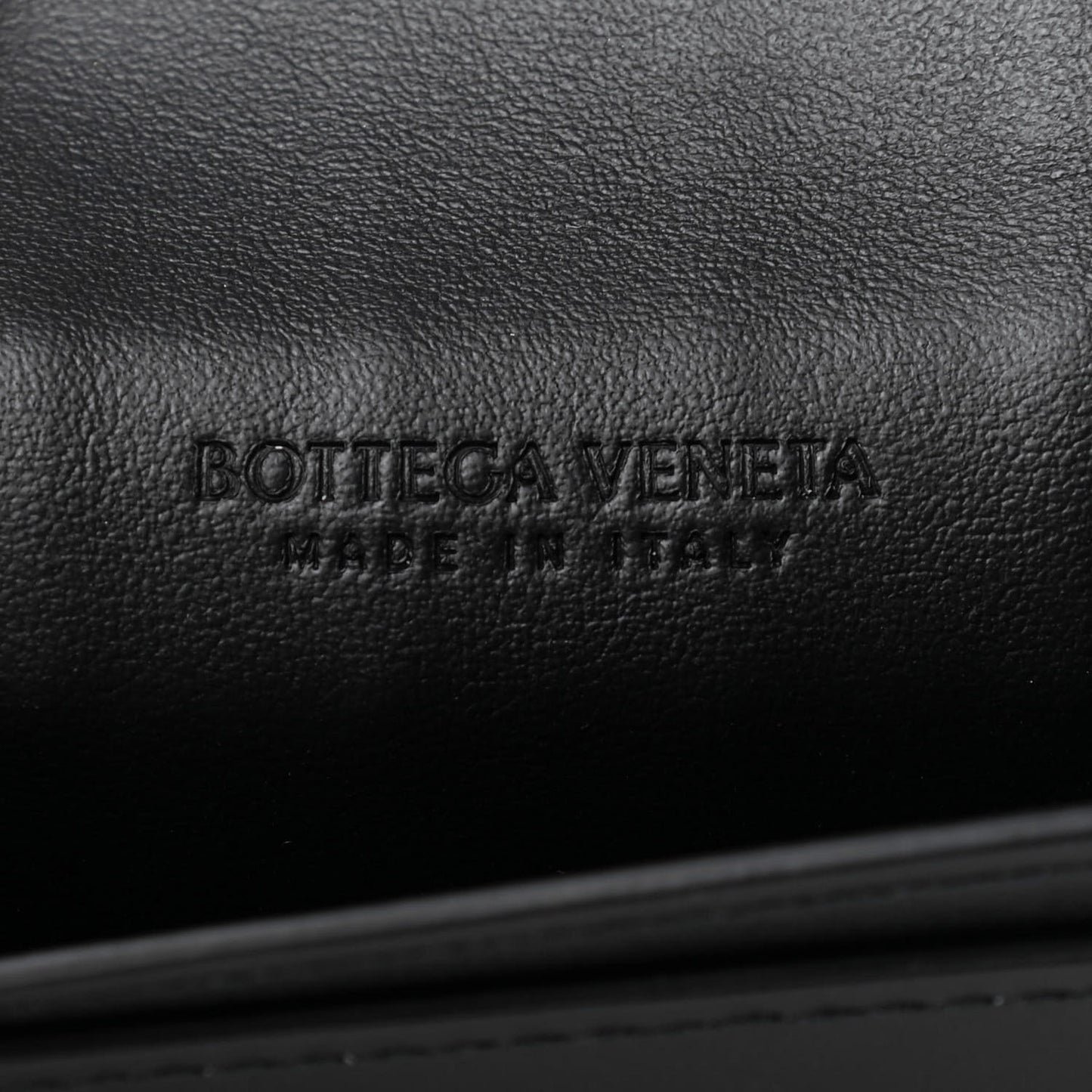 Nappa Intrecciato Card Holder Black