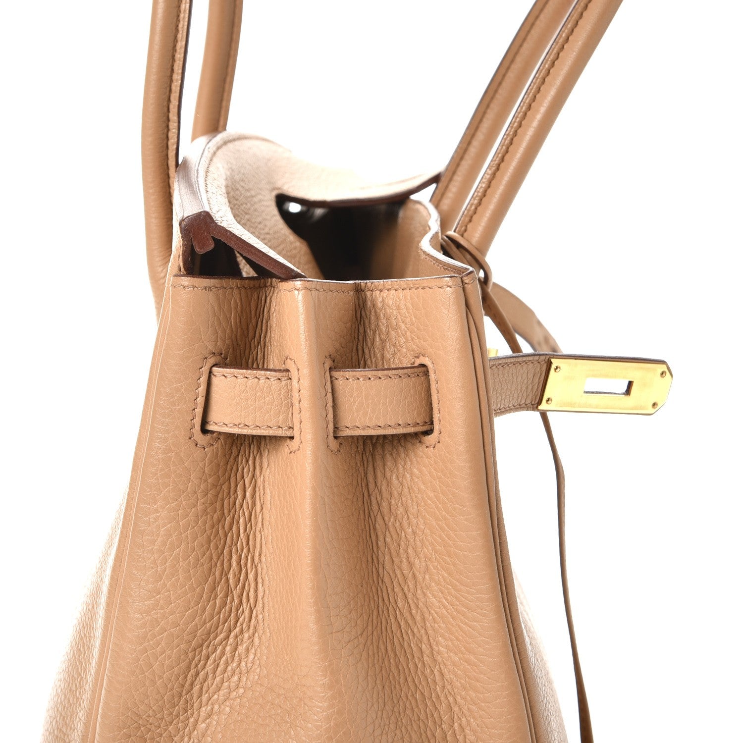 Hermes Taurillon Clemence Birkin 30 Camel Tabac 31 of 44