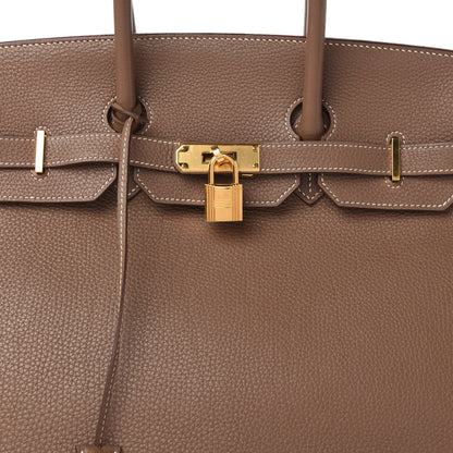 Hermes Togo Birkin 35 Etoupe 10 of 11