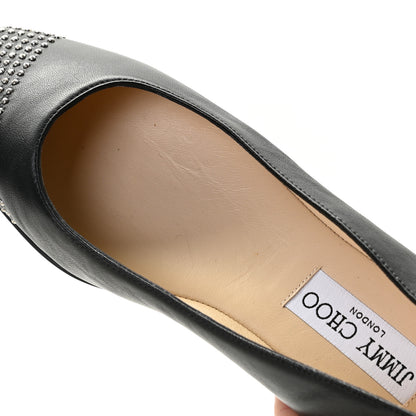 Jimmy Choo Nappa Studded Davia Flat 36 Black 6 of 6