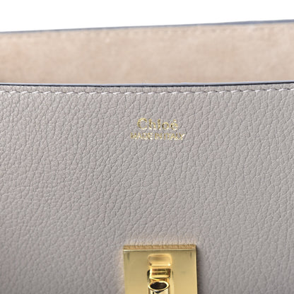 Chloe Grained Lambskin Drew Shoulder Bag Motty Grey 5 of 9
