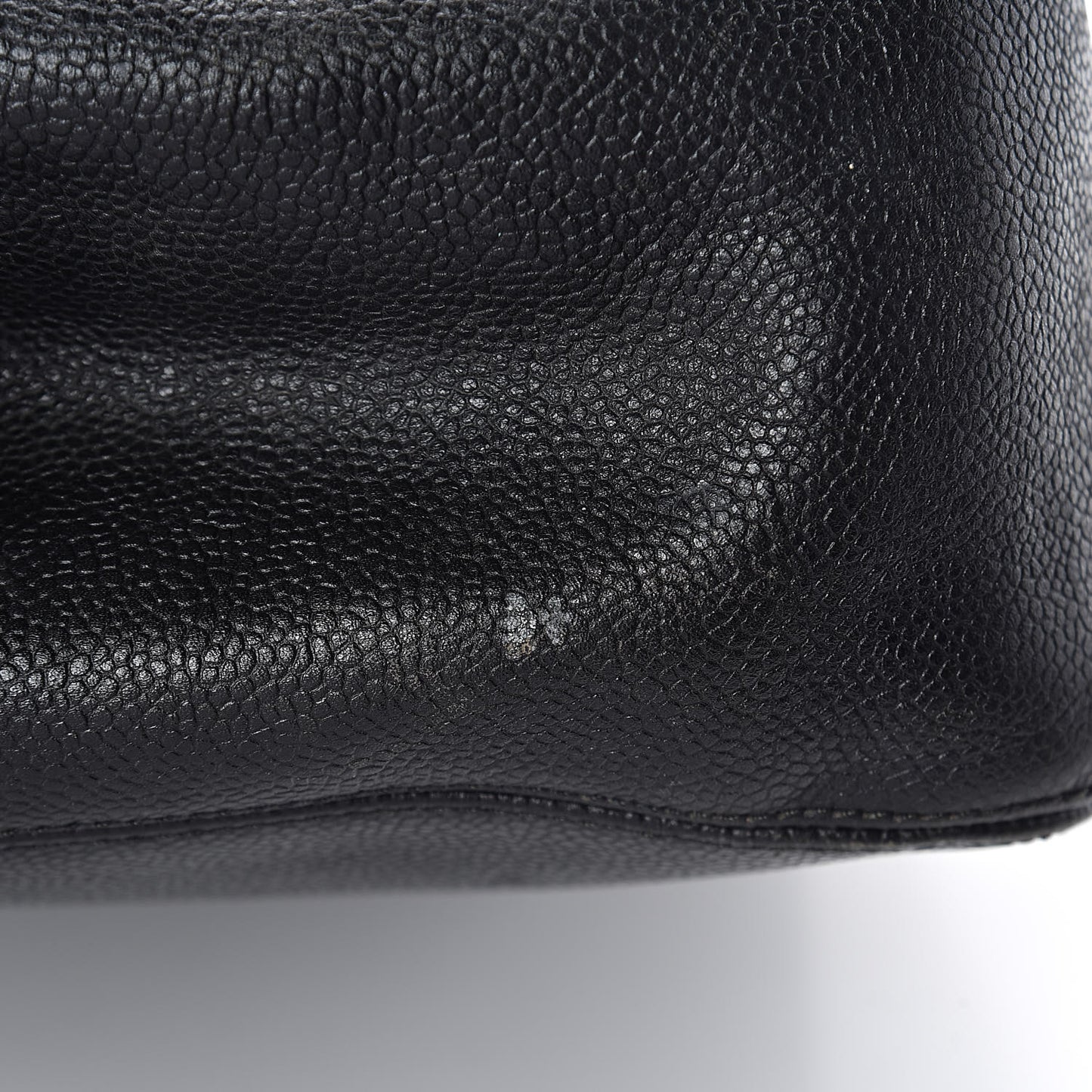 Caviar CC Shoulder Bag Black
