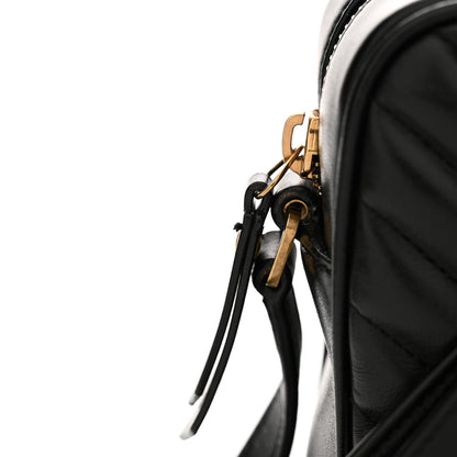 Saint Laurent Calfskin Matelasse Monogram Lou Camera Bag Black 12 of 13
