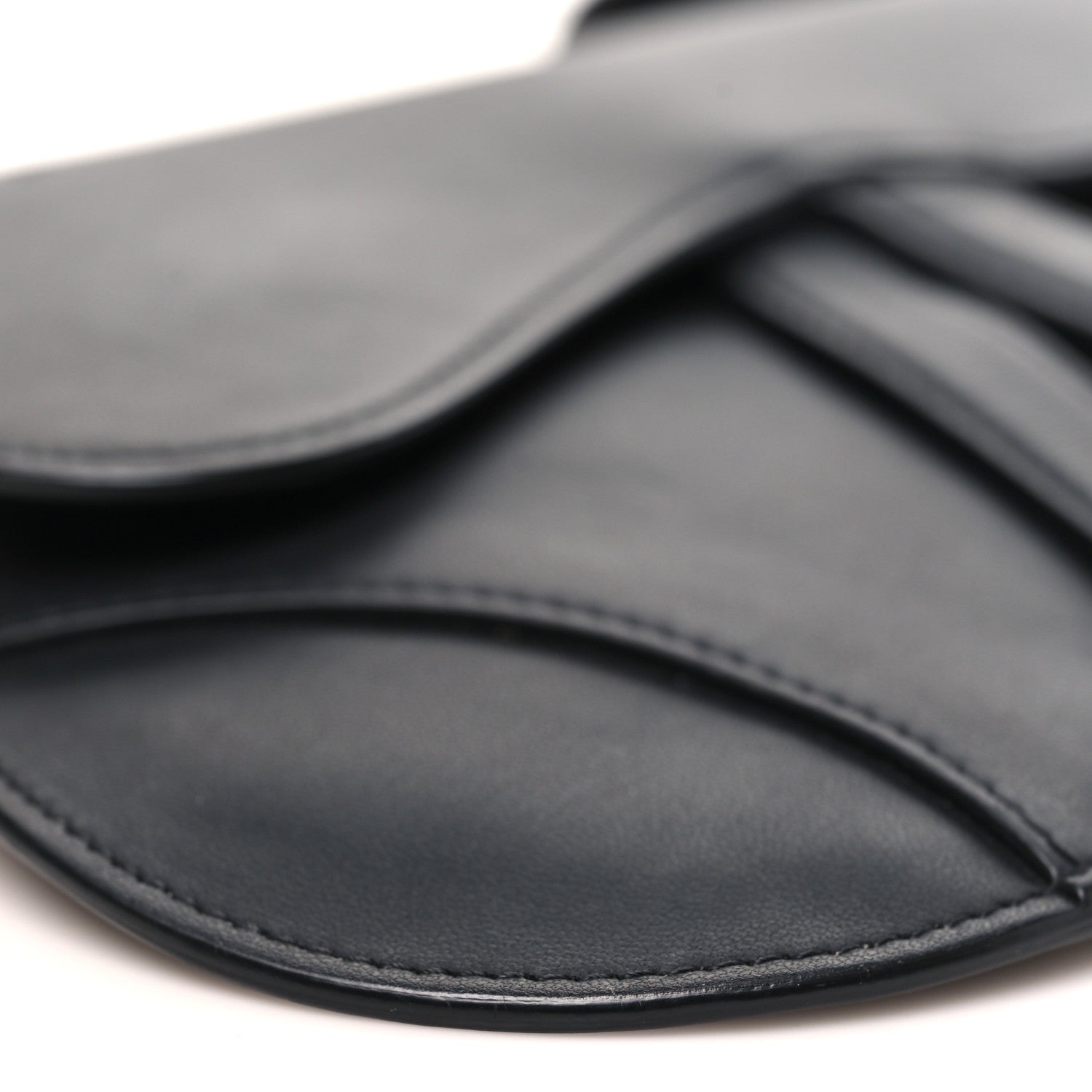 Christian Dior Ultra Matte Calfskin Saddle Belt Bag Black 8 of 10