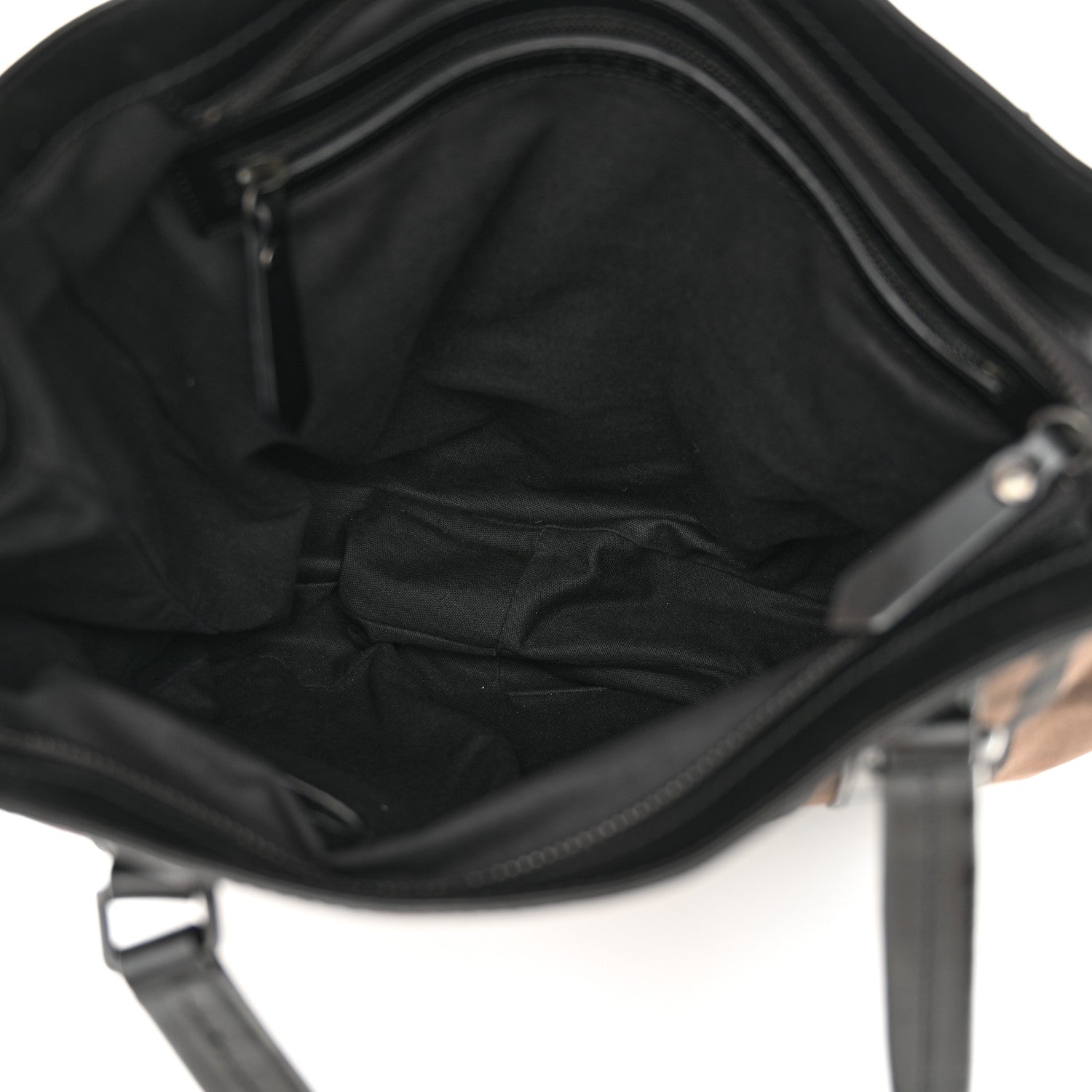 Burberry Canvas Vintage Check Tote Black 8 of 25