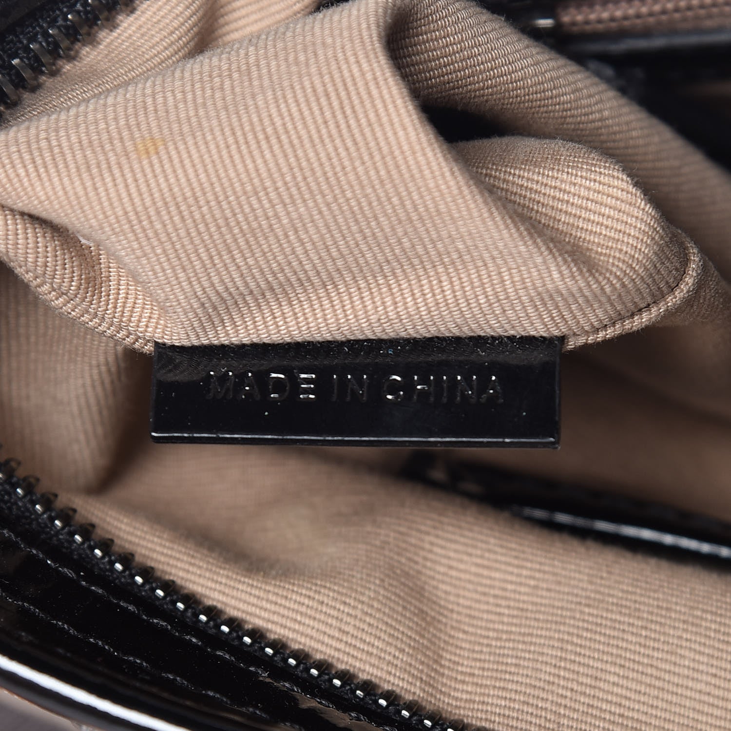 Burberry Patent Trim Nova Check Shopper Tote Black 7 of 13