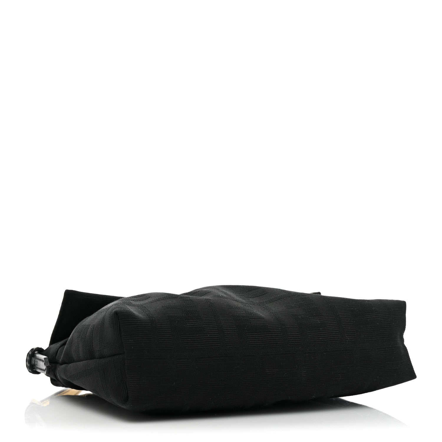 Fendi Zucca Laminata Mini Chef Star Shoulder Bag Black 4 of 9