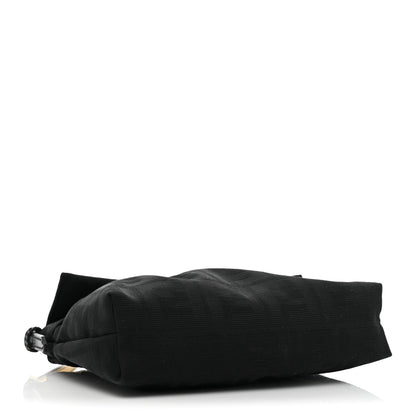 Fendi Zucca Laminata Mini Chef Star Shoulder Bag Black 4 of 9