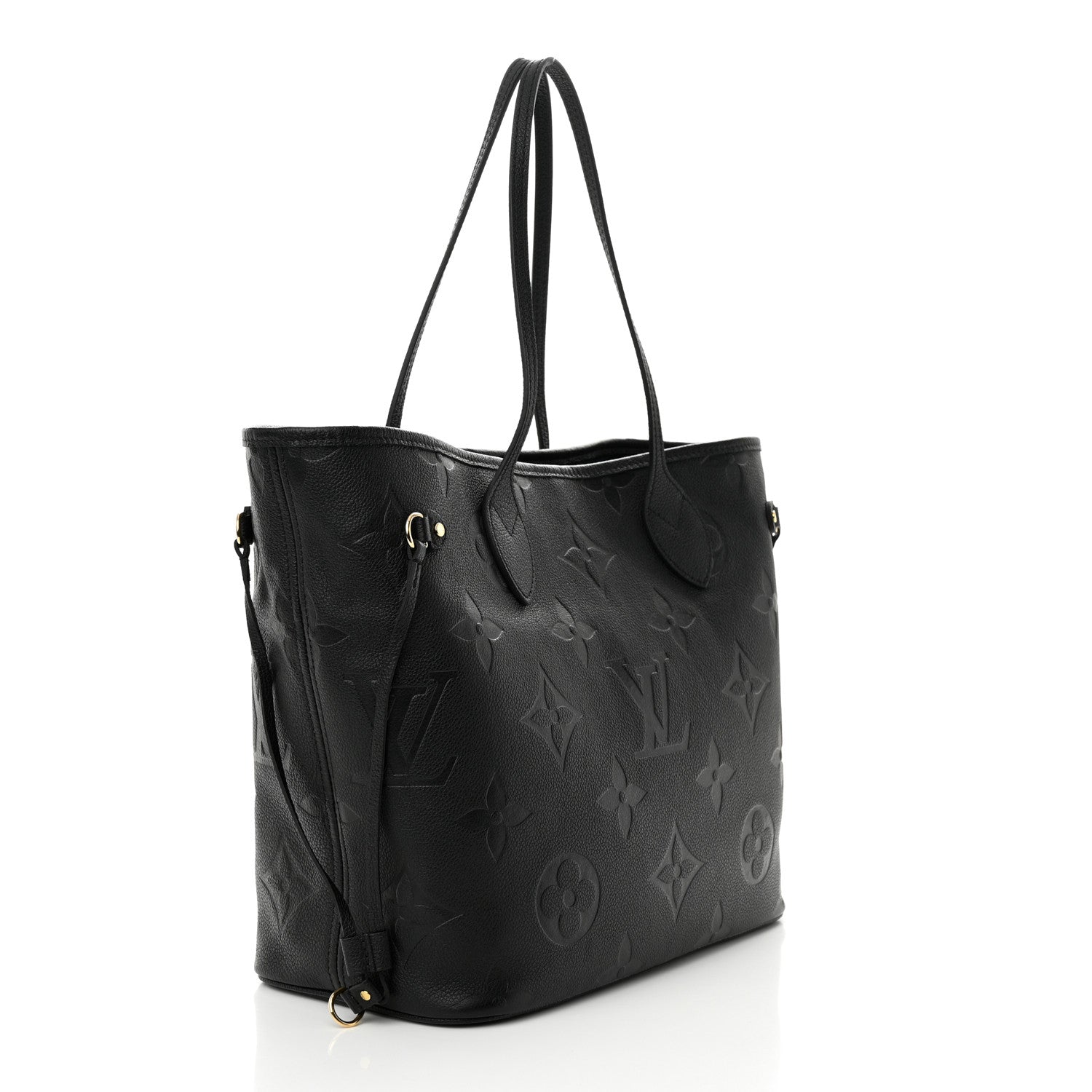 Louis Vuitton Empreinte Monogram Giant Neverfull MM Black 4 of 11
