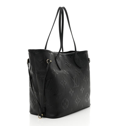 Louis Vuitton Empreinte Monogram Giant Neverfull MM Black 4 of 11