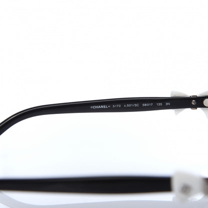 Chanel CC Bow Sunglasses 5170 Black 5 of 7