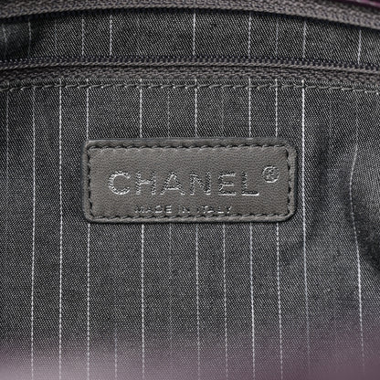 Chanel Lambskin In And Out XL Maxi Flap Dark Purple 6 of 11