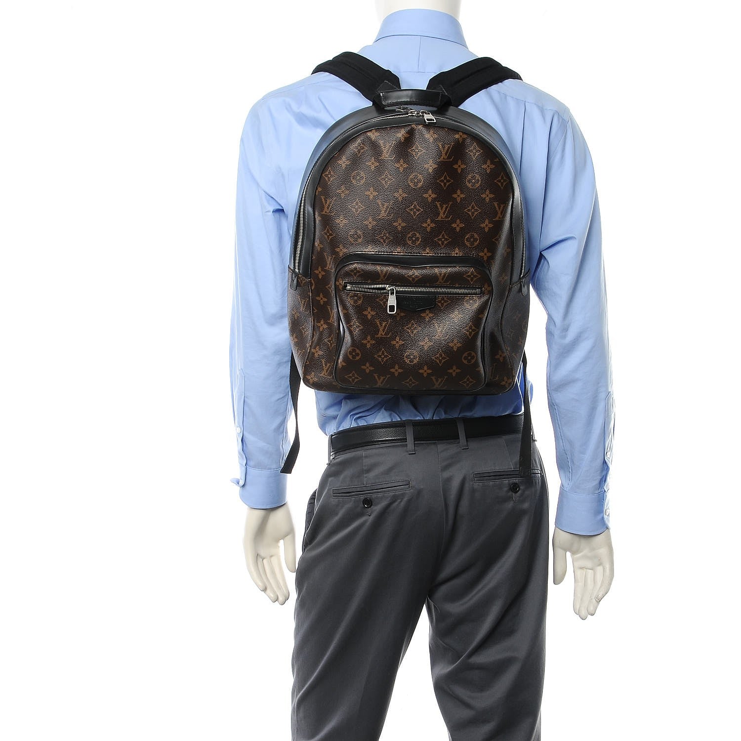 Louis Vuitton Monogram Macassar Josh Backpack 2 of 7