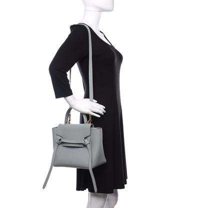 Celine Grained Calfskin Micro Belt Bag Cloud 2 of 12