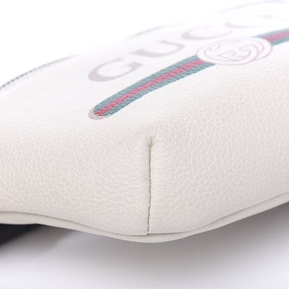 Gucci Grained Calfskin Small Logo Belt Bag White 7 of 9