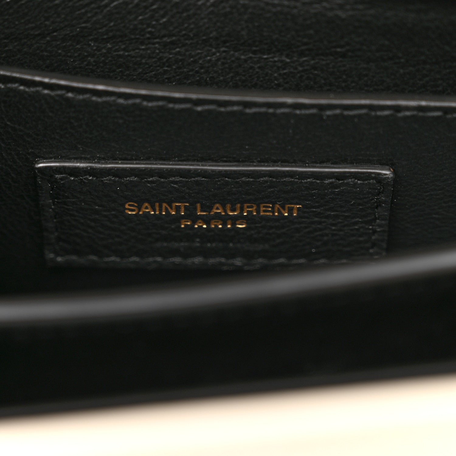 Saint Laurent Grain de Poudre Mini Classic Monogram Cassandra Top Handle Vintage White 7 of 11