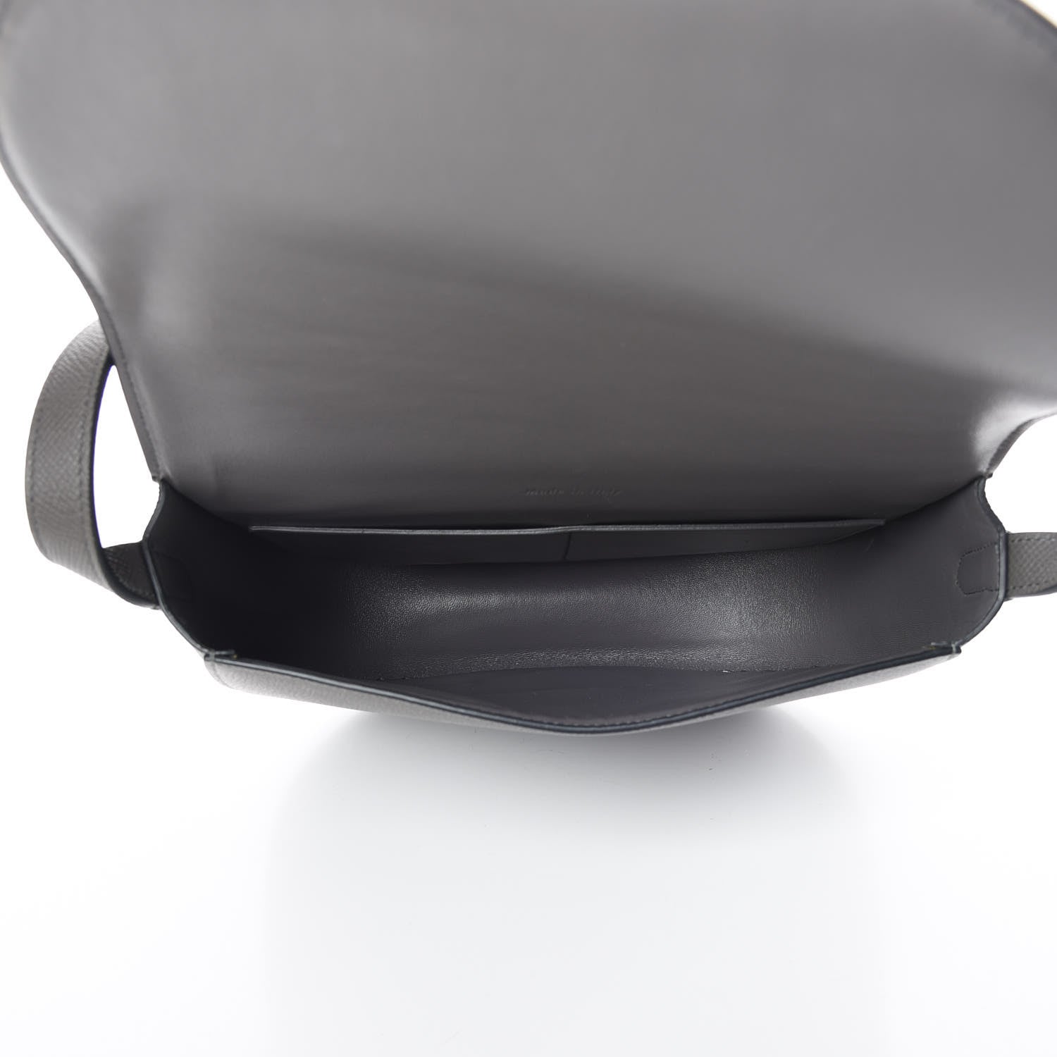 Celine Grained Calfskin Compact Trotteur Grey 5 of 9