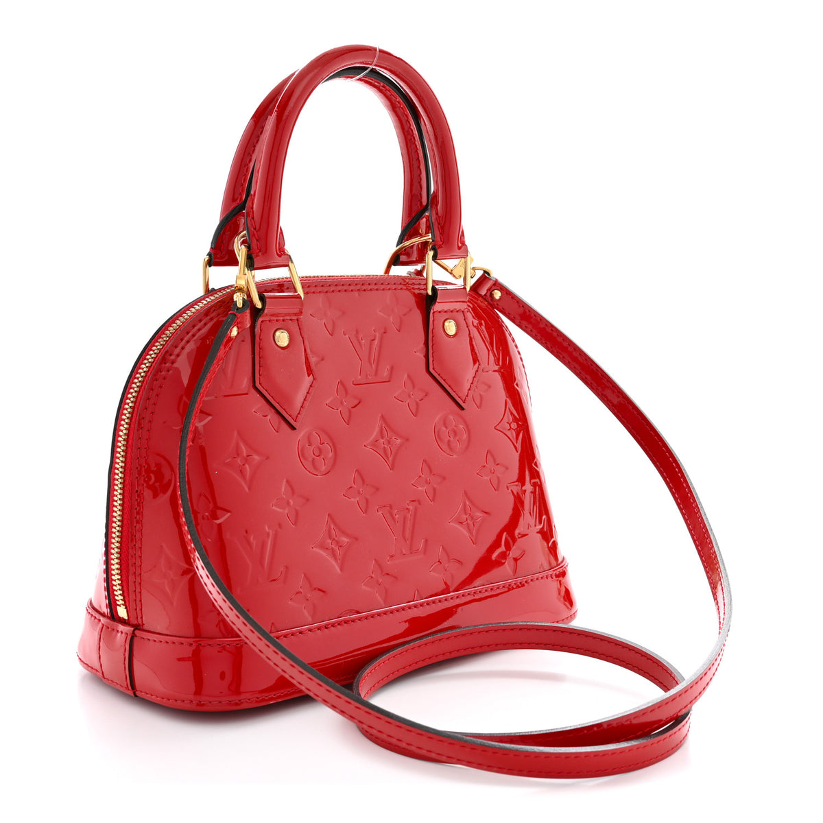 Louis Vuitton Vernis Alma BB Cherry 3 of 12