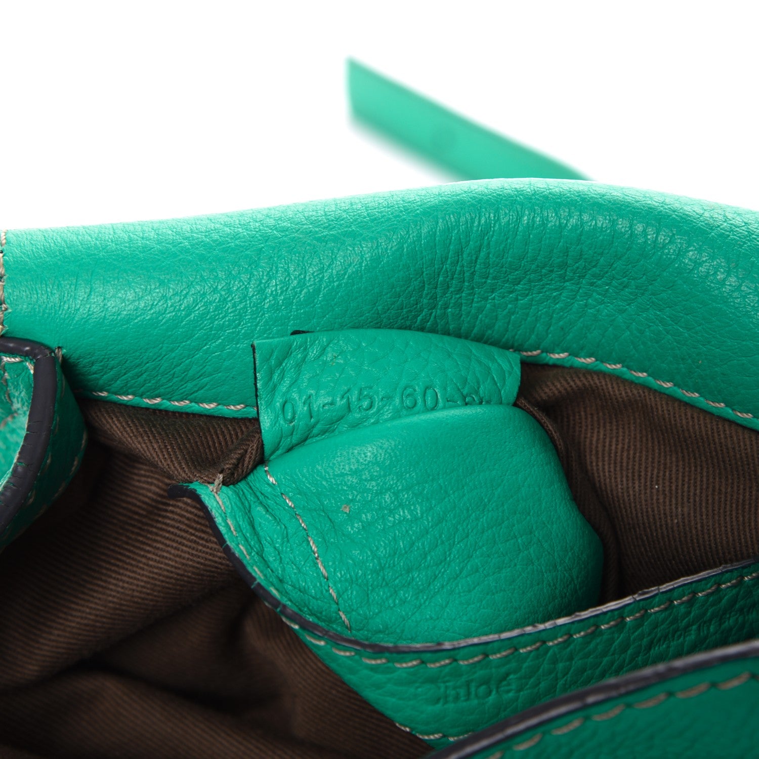 Chloe Calfskin Mini Marcie Round Crossbody Bag Jade Green 8 of 8