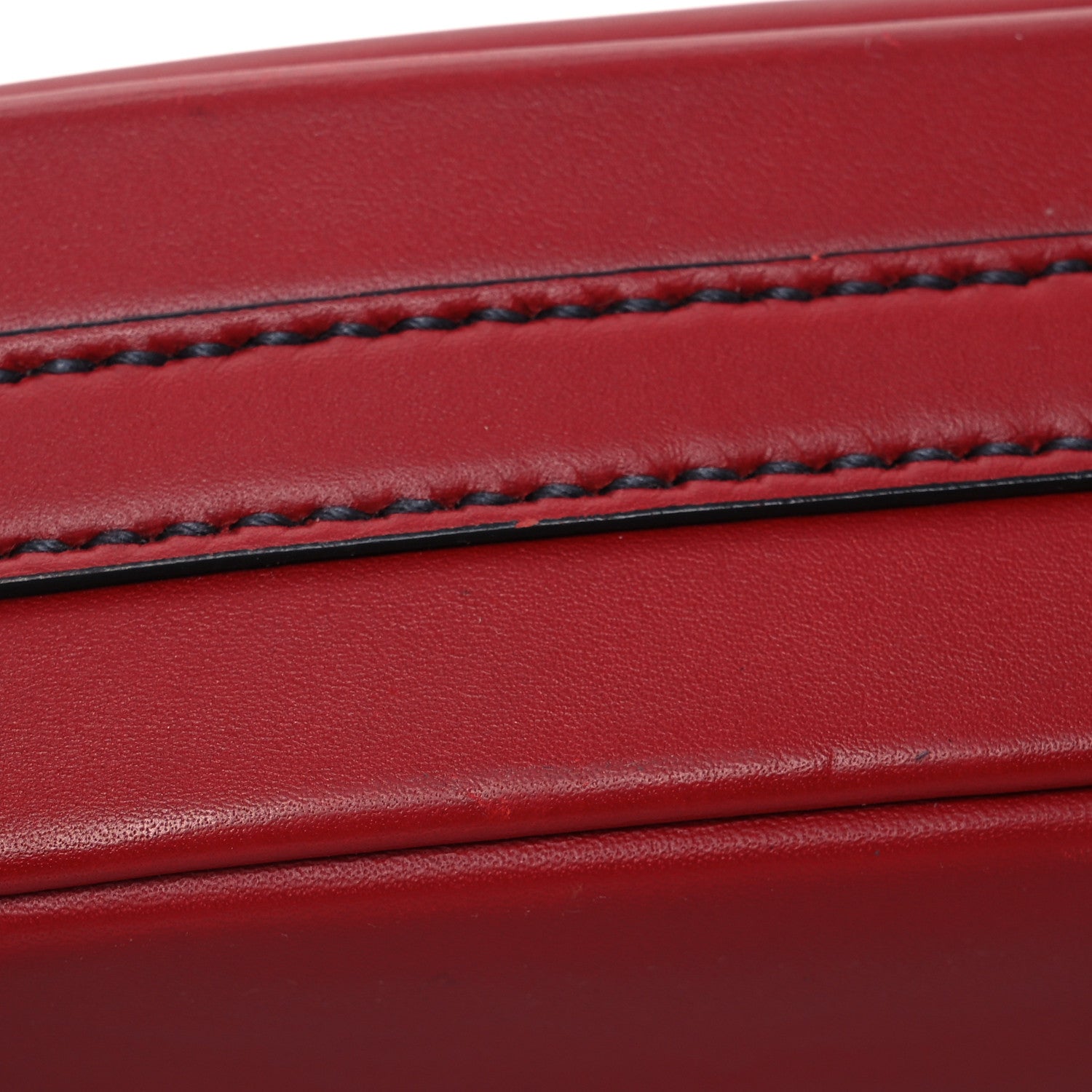Christian Dior Calfskin D Fence Saddle Bag Black Red 13 of 16
