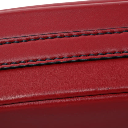 Christian Dior Calfskin D Fence Saddle Bag Black Red 13 of 16