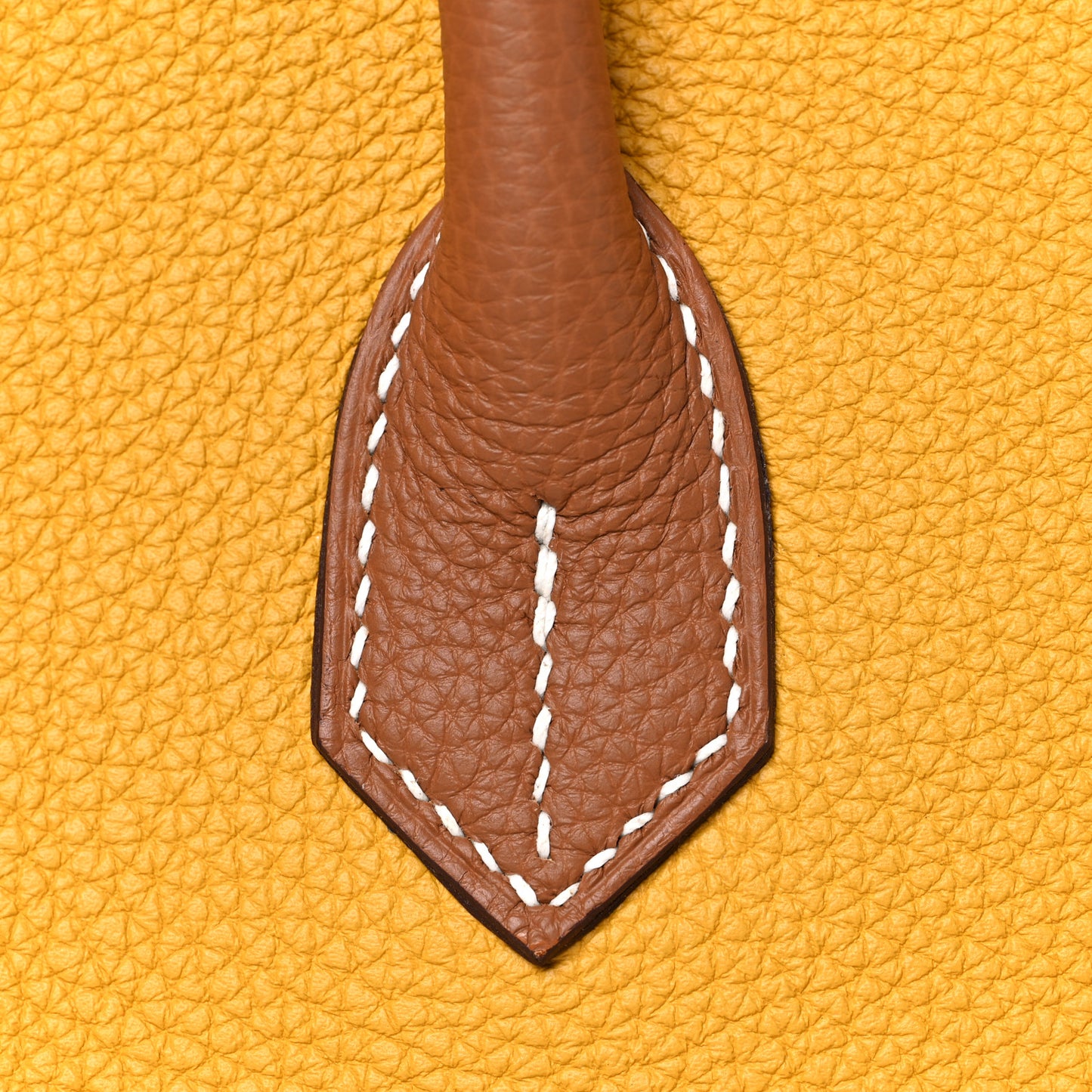 Togo Bi Color Horseshoe Birkin 35 Jaune Ambre Gold