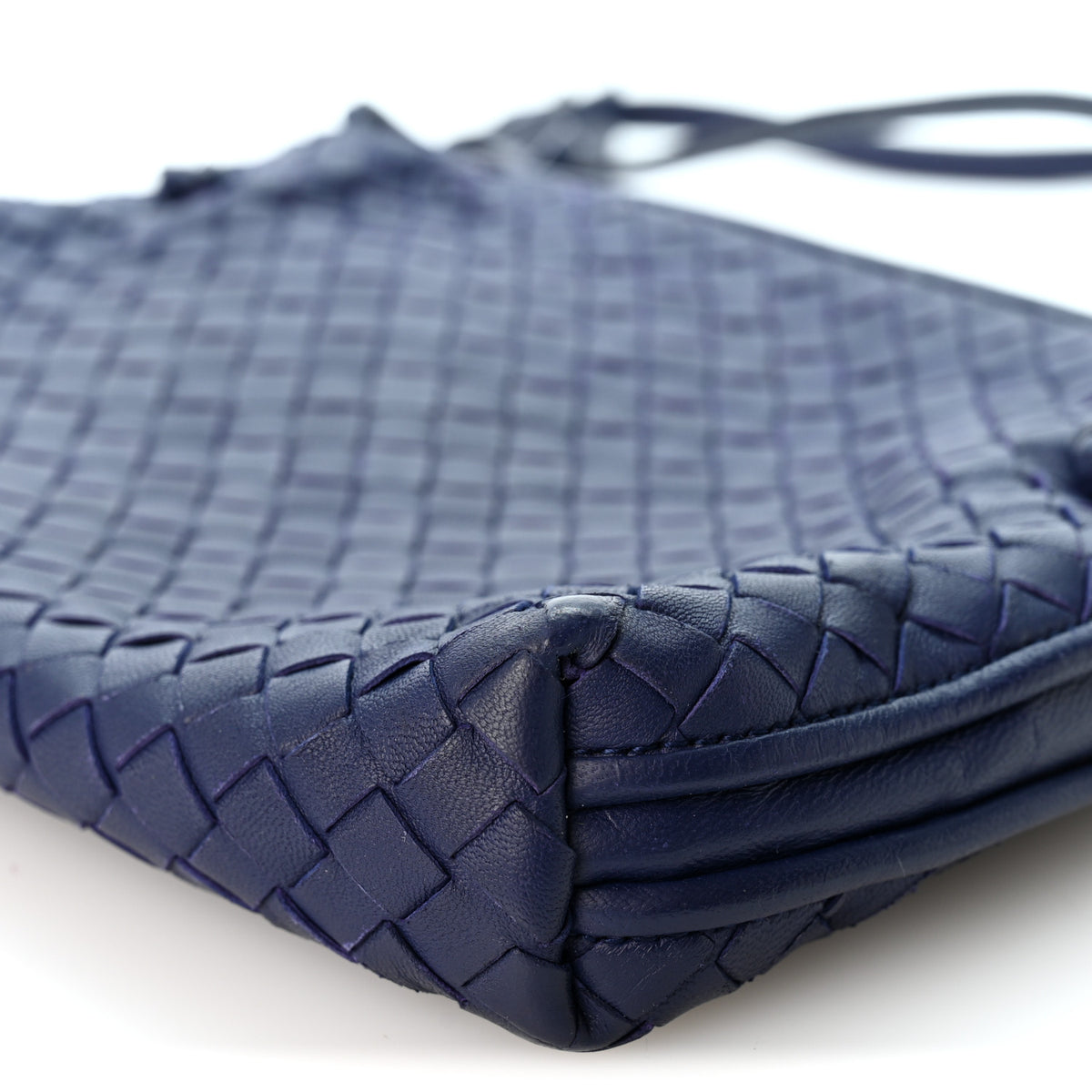 Nappa Intrecciato Nodini Crossbody Messenger Atlantic