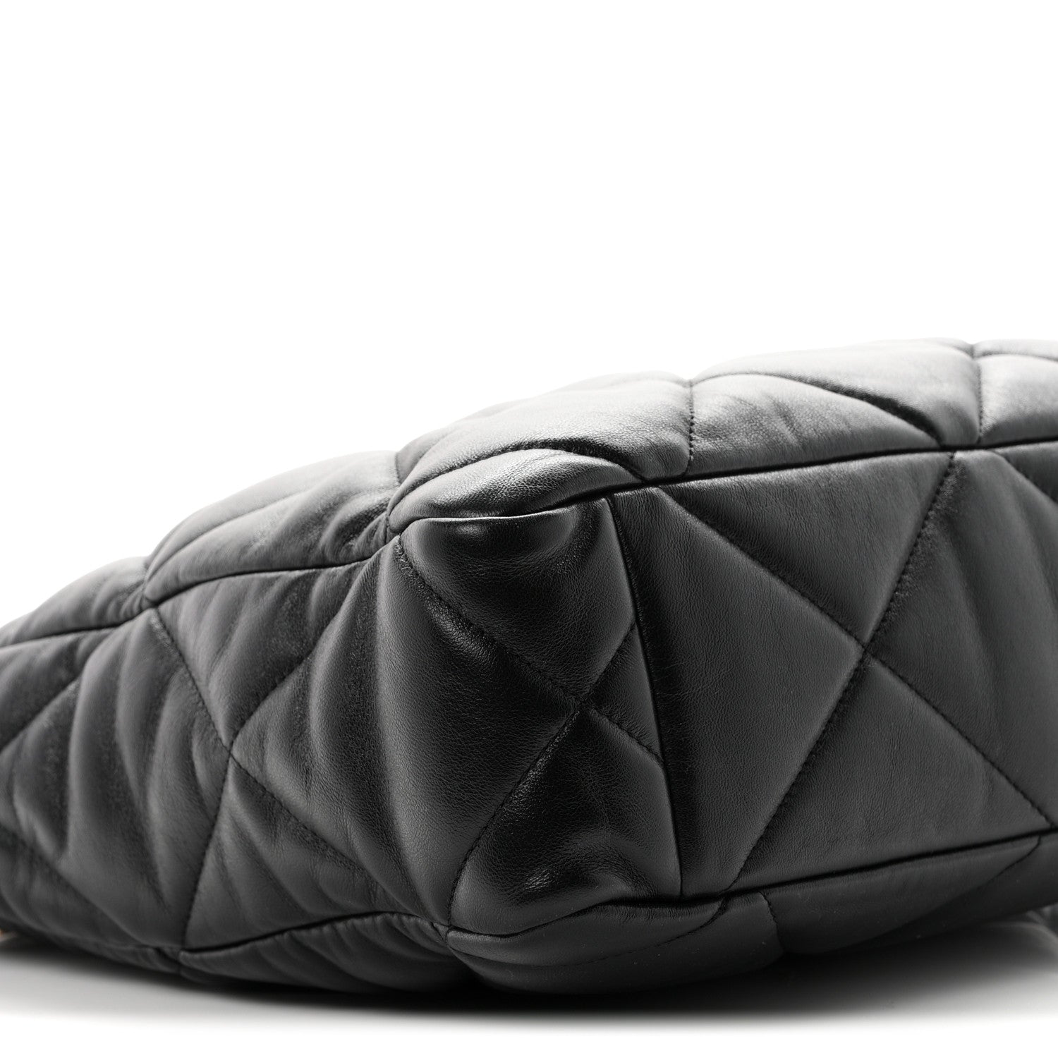 Chanel Lambskin Quilted Chanel 19 Shopping Bag Black 8 of 10