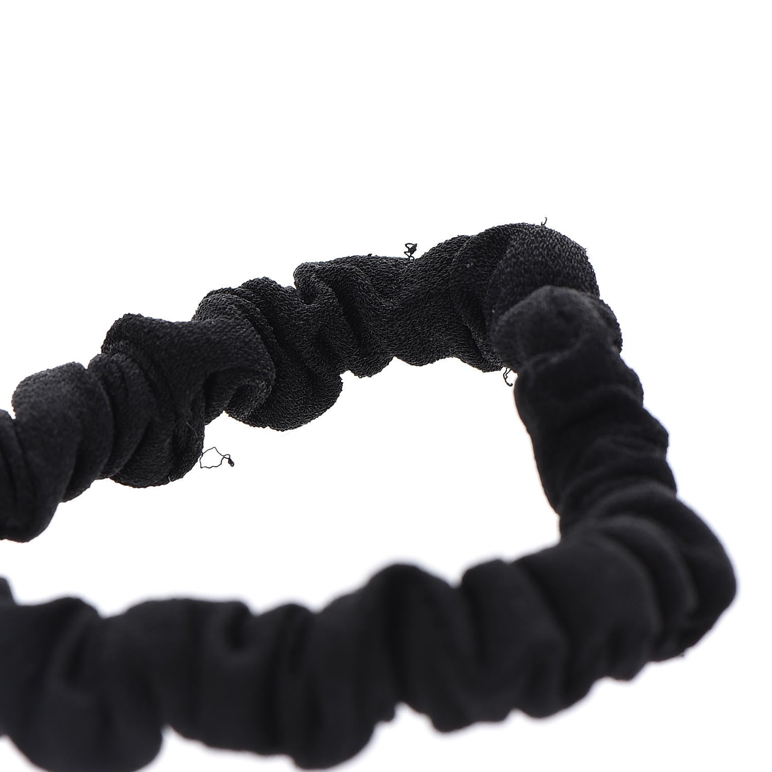 Chanel Pearl CC Hair Tie Black Gold Pearly White 6 of 6