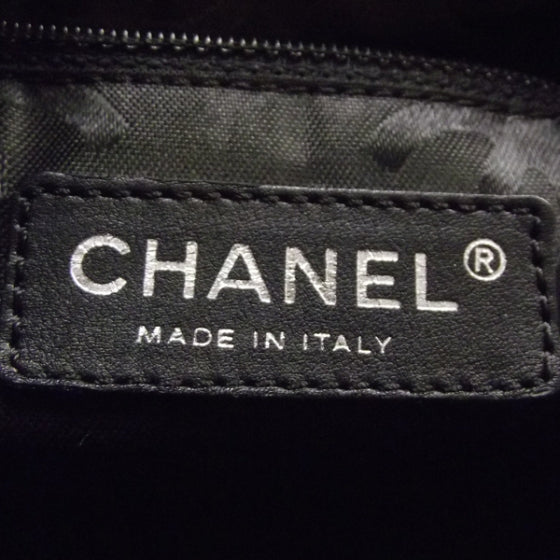 Chanel Calfskin Quilted Medium Cambon Tote Beige Black 9 of 11