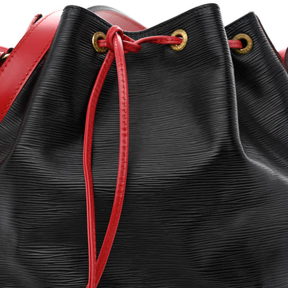 Louis Vuitton Epi Bi-Color Noe Castillan Red Black 7 of 11