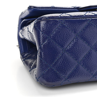 Chanel Caviar Patent 2.55 Reissue Flap 224 Blue 9 of 12