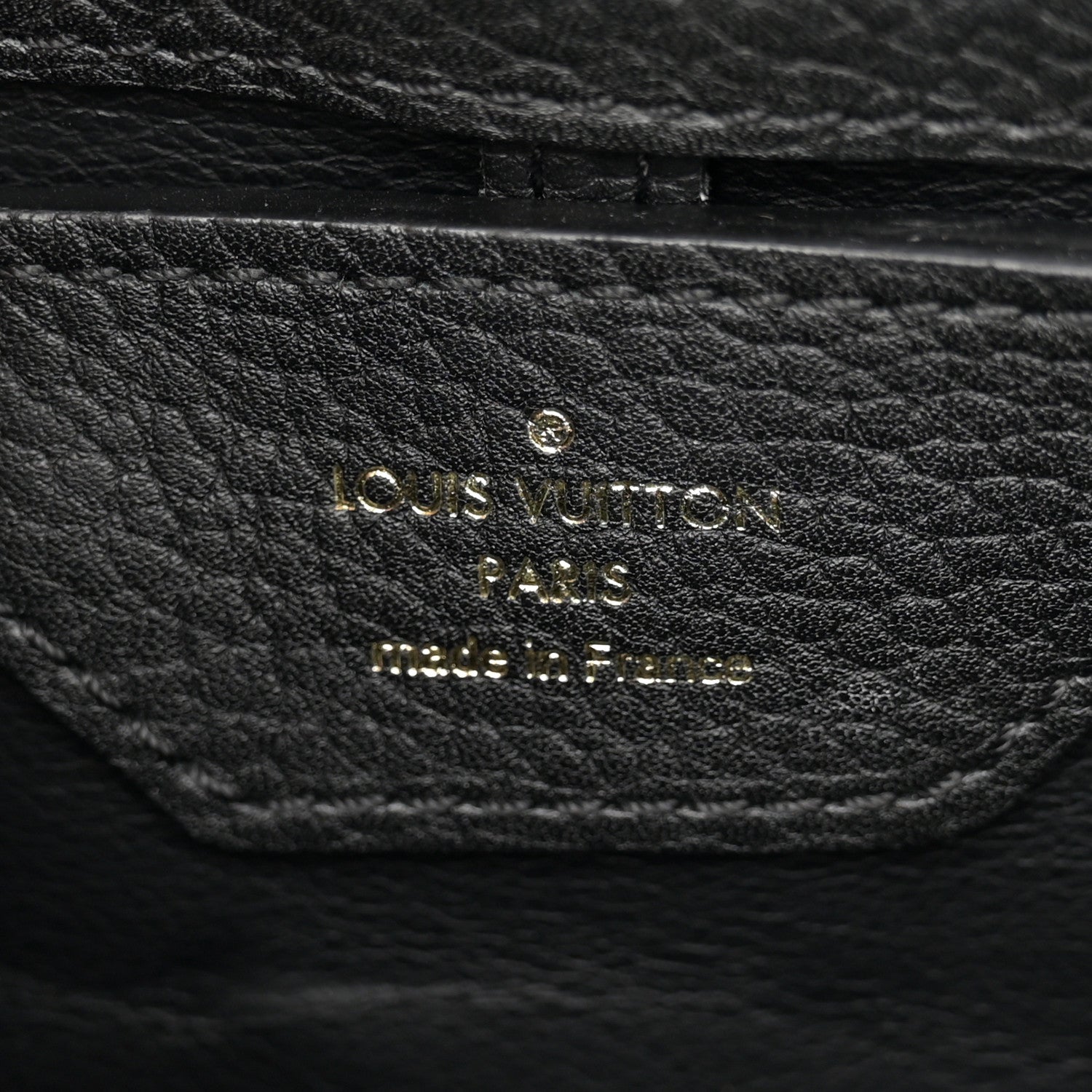 Louis Vuitton Hanami Taurillon Capucines PM Black Multicolor 6 of 10