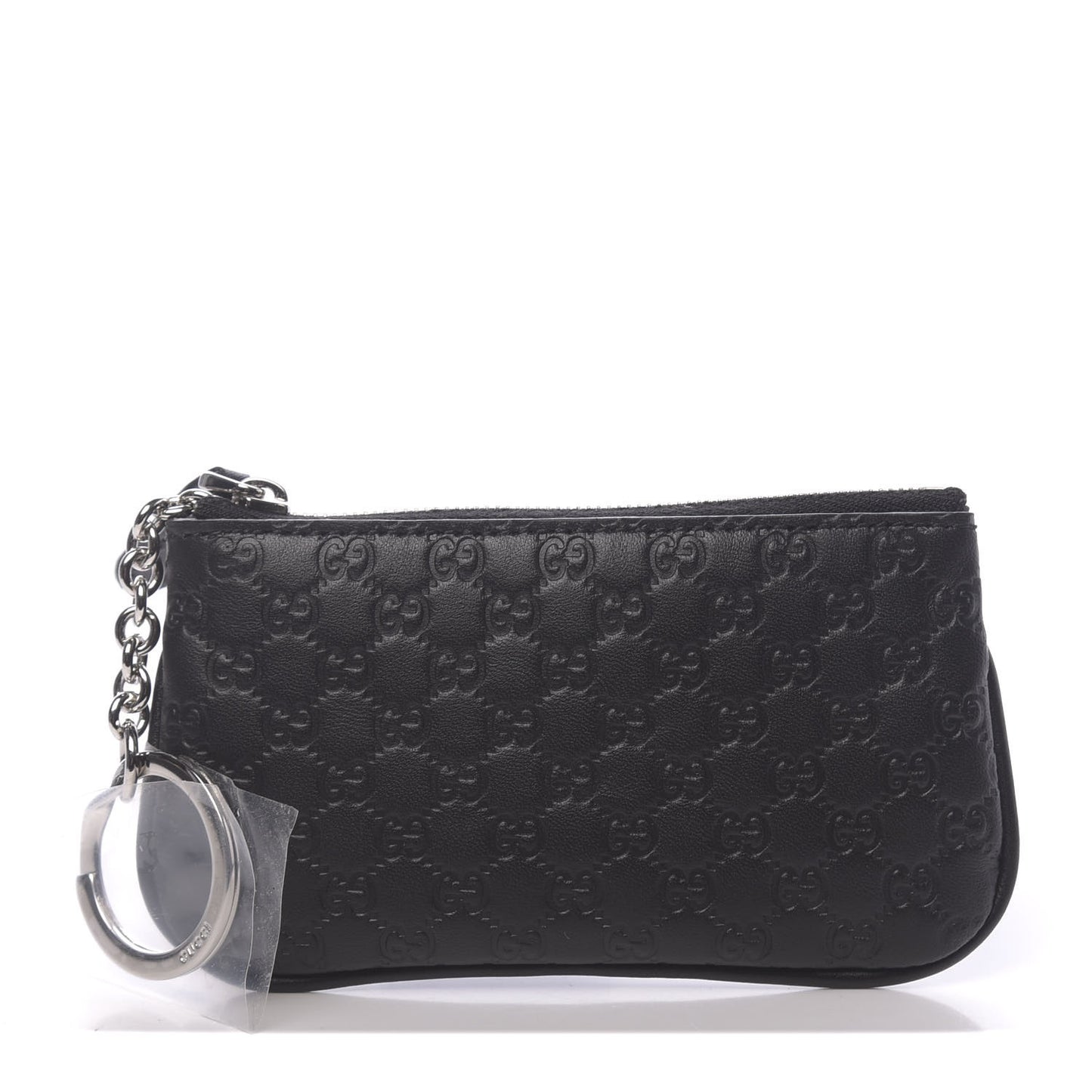 Microguccissima Key Ring Coin Case Black