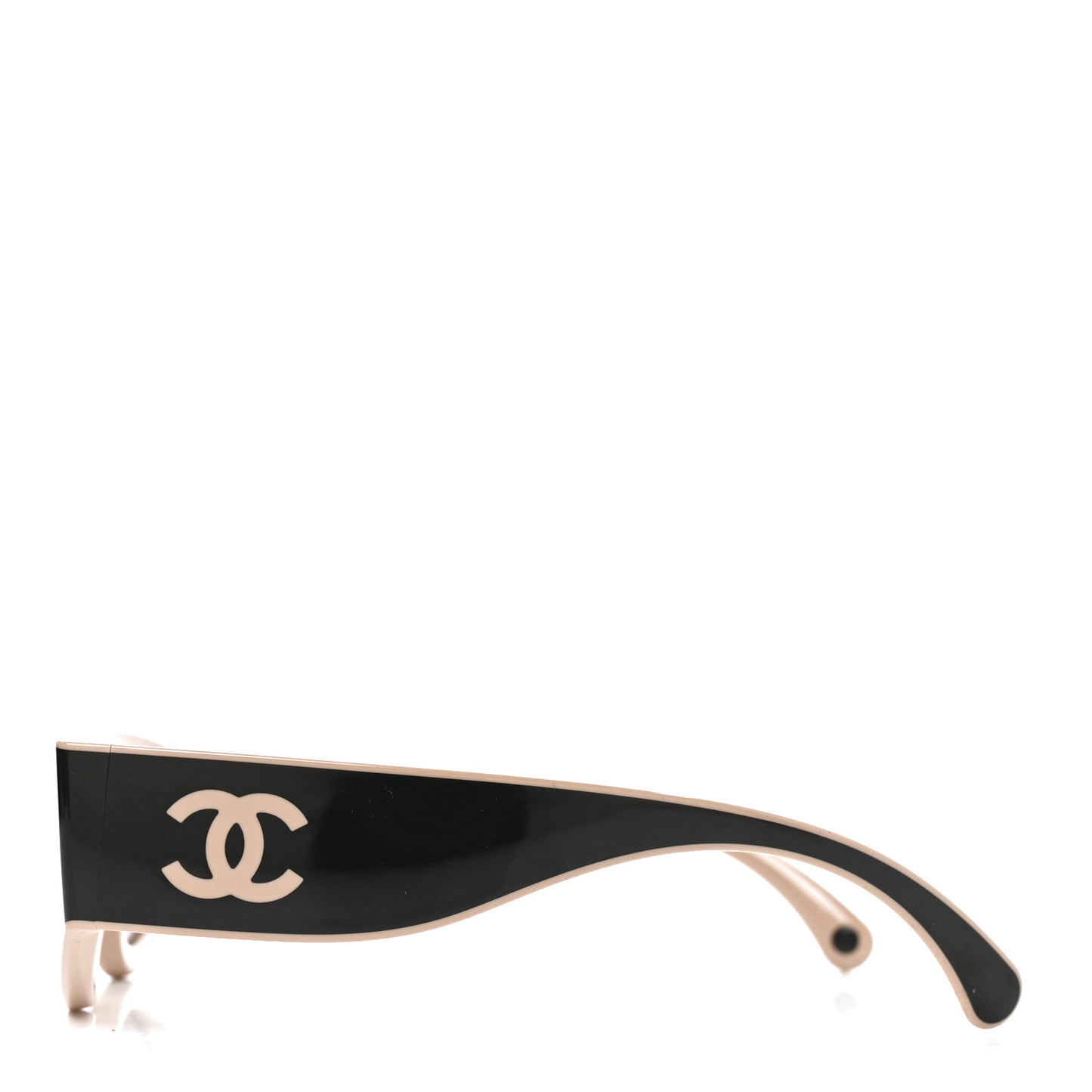 Acetate Cat Eye Sunglasses 6056 Black Beige