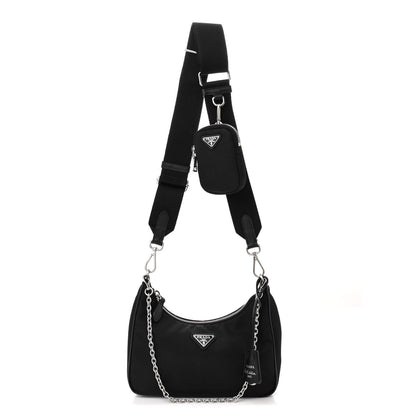 Prada Nylon Re-Edition 2005 Shoulder Bag Black 1 of 11