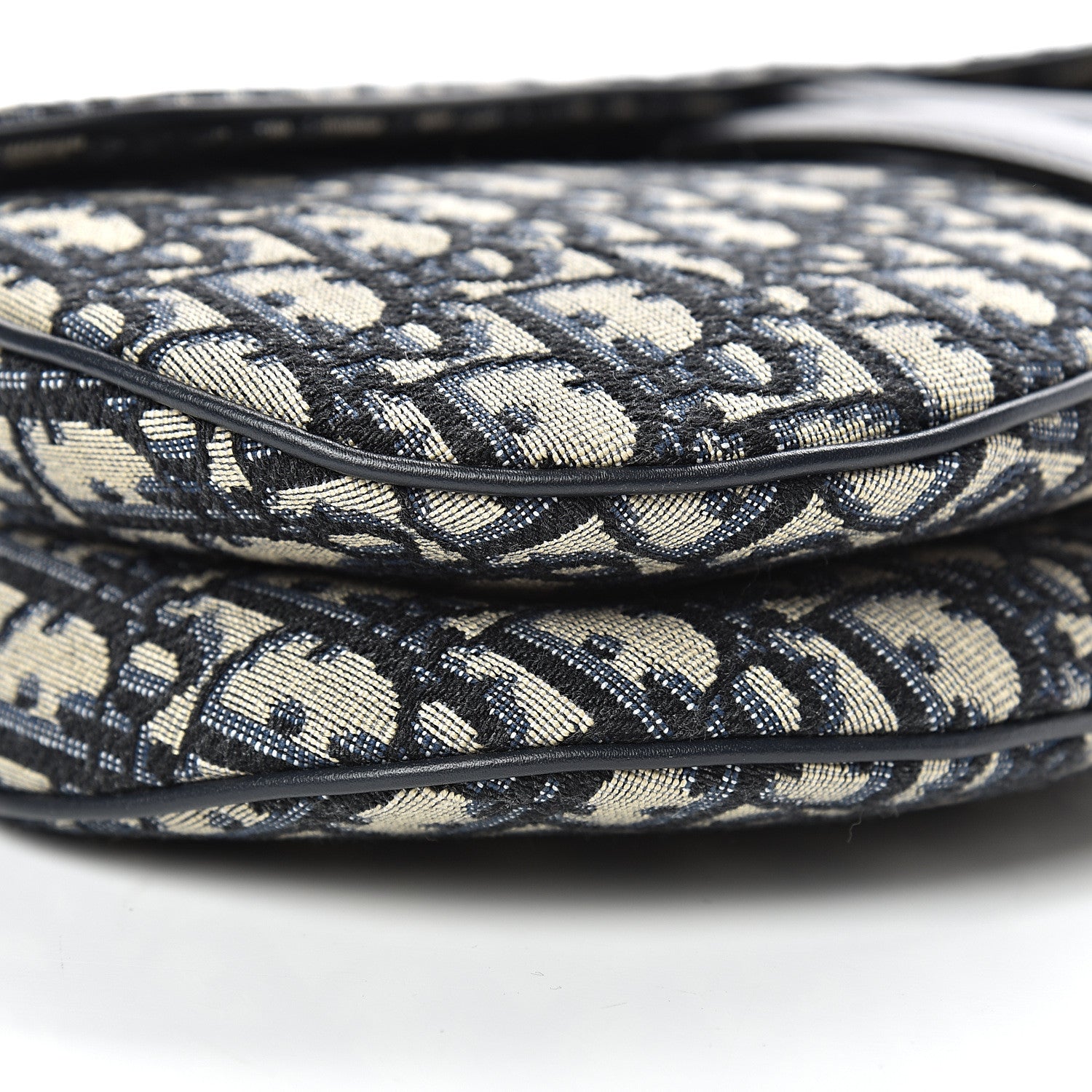 Christian Dior Oblique Saddle Bag Blue 8 of 9
