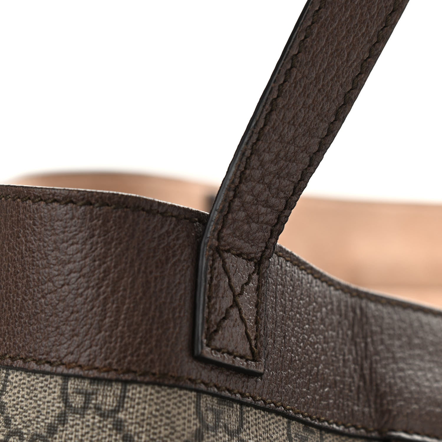 Gucci GG Supreme Monogram Web Ophidia Tote Brown 26 of 26