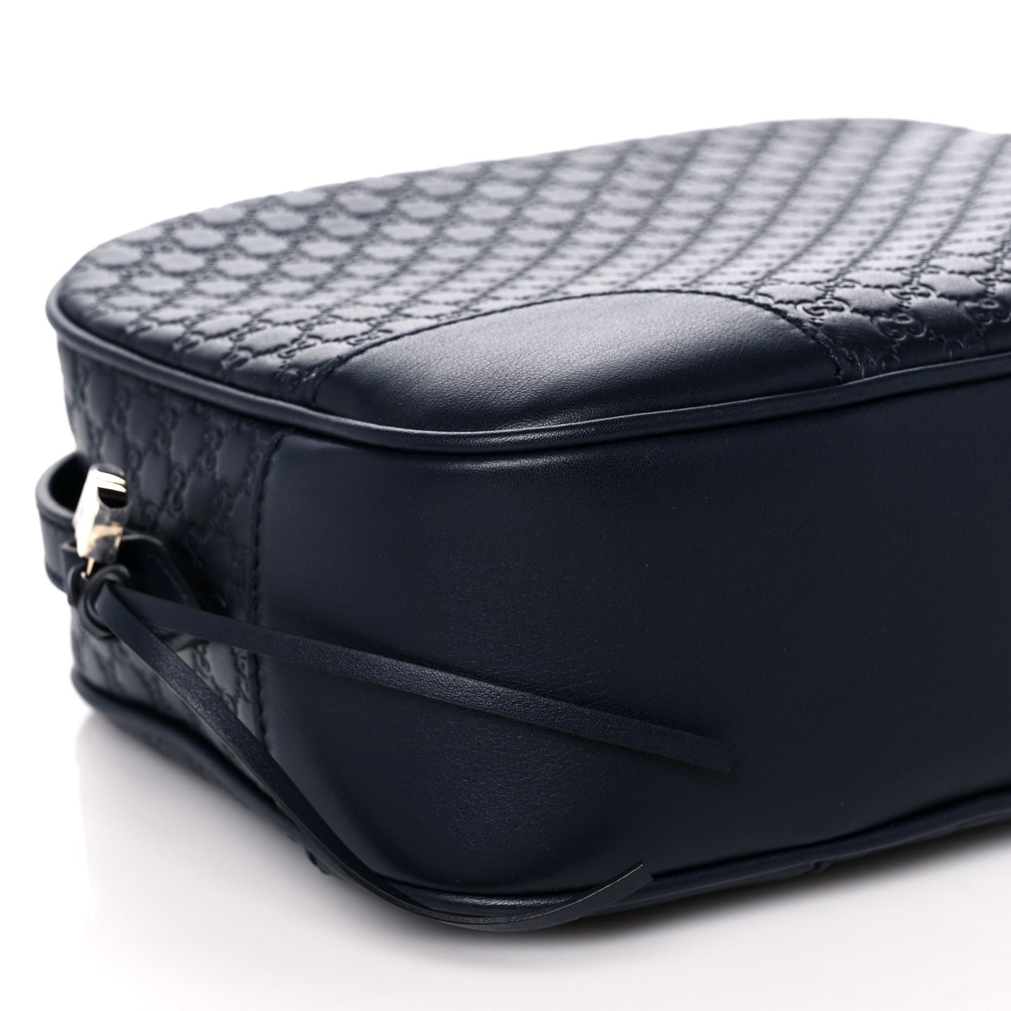 Soft Microguccissima Mini Bree Messenger Bag Blue