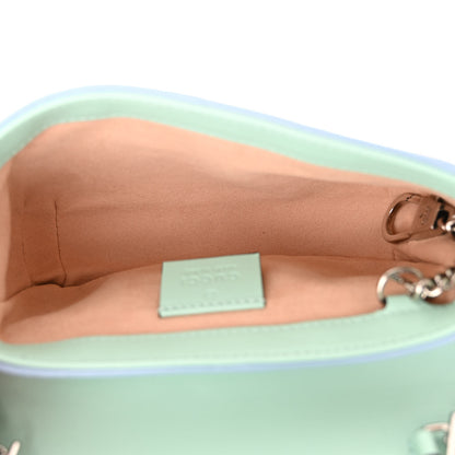 Gucci Calfskin Matelasse Diagonal Super Mini GG Marmont Shoulder Bag Multicolor Pastel 5 of 11