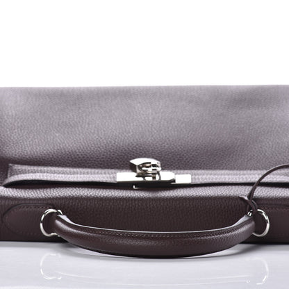 Hermes Togo Kelly Retourne 32 Chocolate 34 of 35