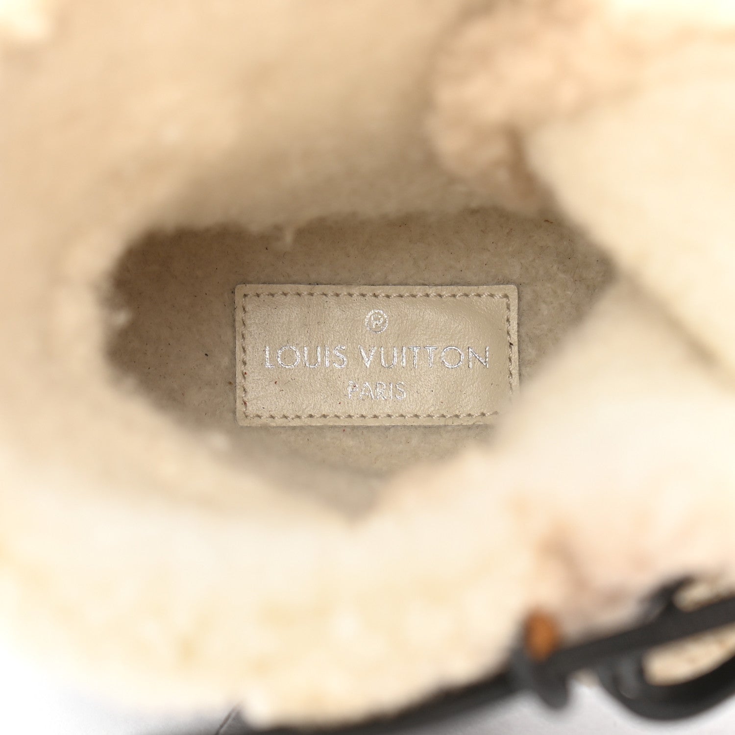 Louis Vuitton Suede Calfskin Shearling Monogram Laureate Platform Desert Boots 36 Cognac 8 of 8