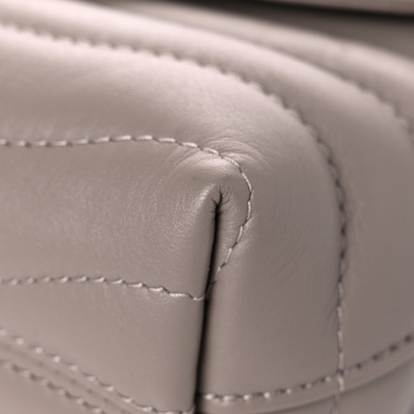 Calfskin LV New Wave Chain Bag Taupe